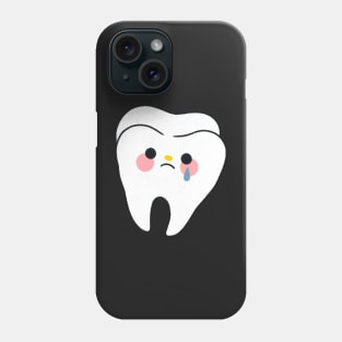 sad tooth Phone Case