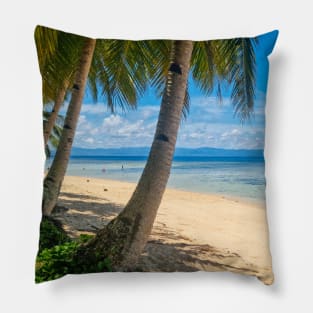 Panaraga Beach, Barobo, Surigao del Sur, Mindanao, Philippines Pillow