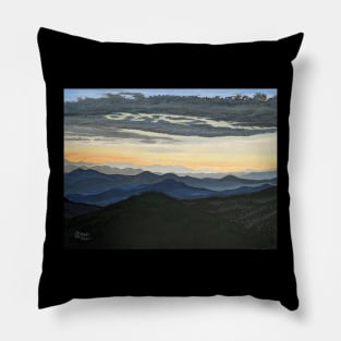 Sunset in the Great Smoky Mountains Pillow