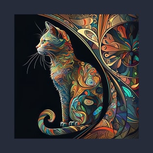 Feline Nouveau 1 T-Shirt