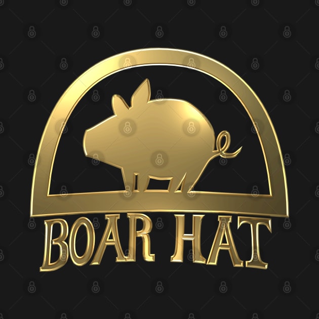 Boar Hat 3D - Fancy by CCDesign