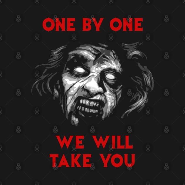 Evil Dead One by One we will Take You by Power Up Prints