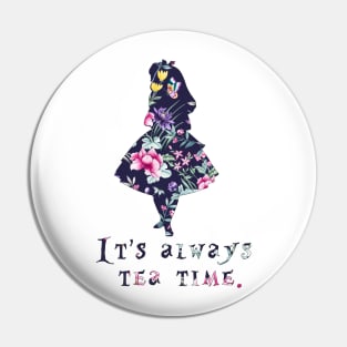 Alice floral designs - Always tea time Pin