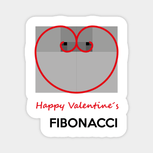 Happy Valentine´s Fibonacci Magnet