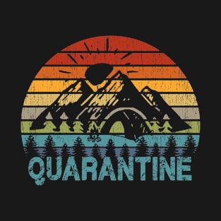 Camping Funny Self Isolation Quarantine Hiking T-Shirt