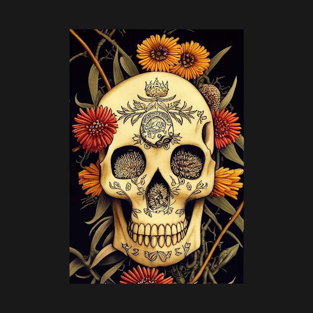 Australiana Sugar Skull by rolphenstien