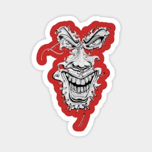 The evil face Magnet