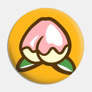 Peach Crossing Pin