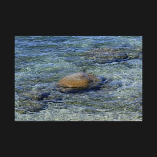 Lake Tahoe California Beach with colorful water T-Shirt