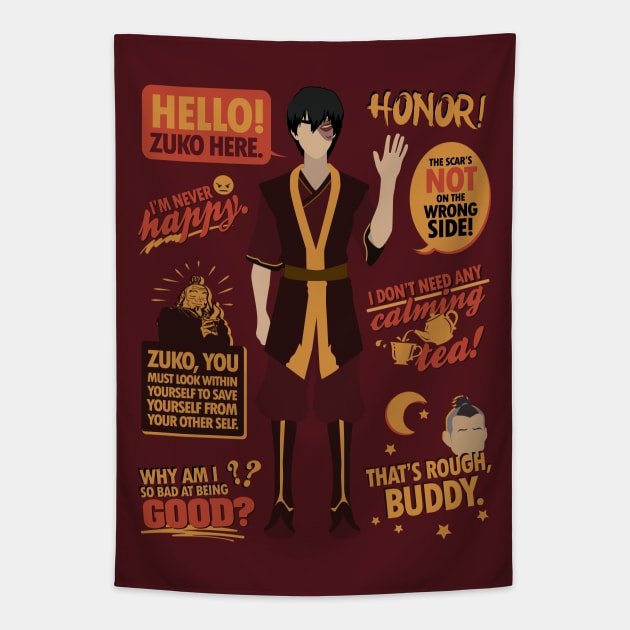 Hello, Zuko Here! Tapestry by aviaa