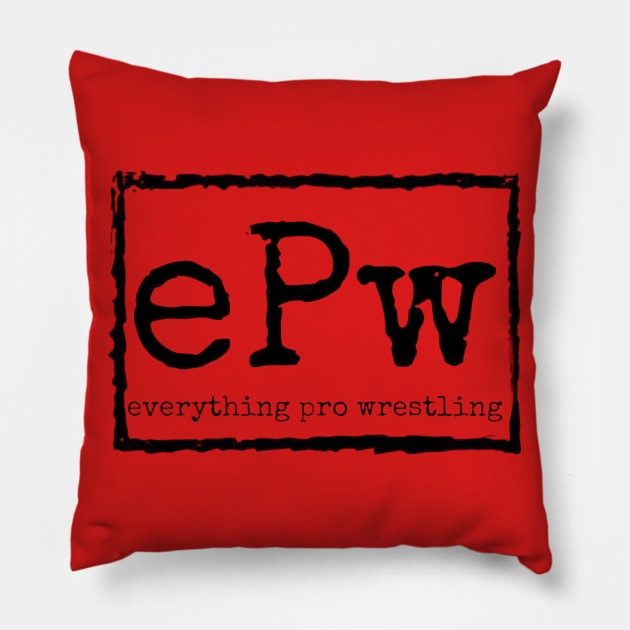 EPW Boxed Black Logo Pillow by EPW