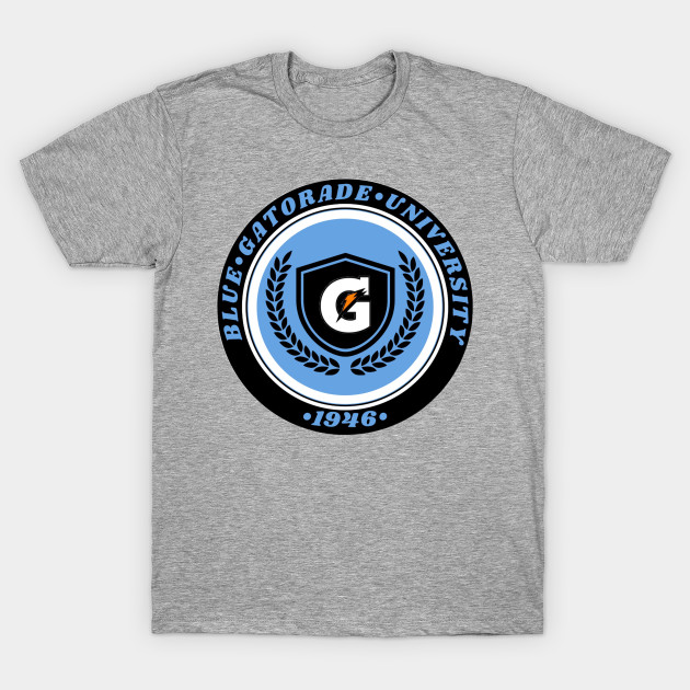 blue gatorade shirt