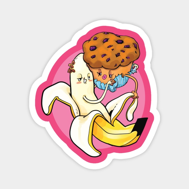 Banana Nuts for Muffin Magnet by alirthome
