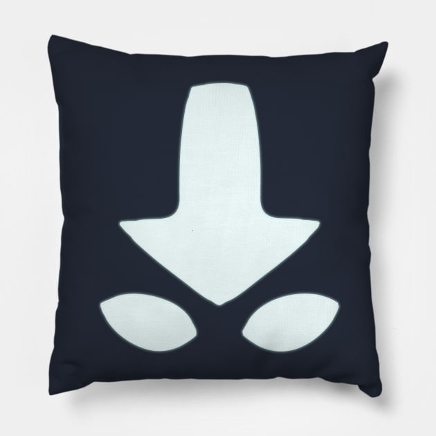 AVATAR TLAB - AANG AVATAR STATE Pillow by chrisstruthers