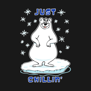 Just Chillin' Polar Bear T-Shirt