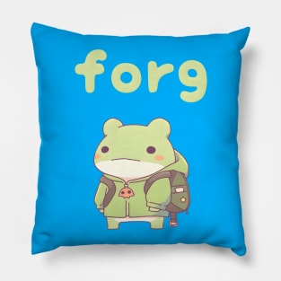Kawaii Frog School Backpack: Cute Cottagecore Aesthetic with Anime Toad Walking Pillow