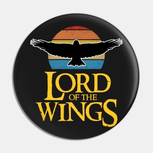 Lord Of The Wings Retro Style Vintage Bird Gift Pin