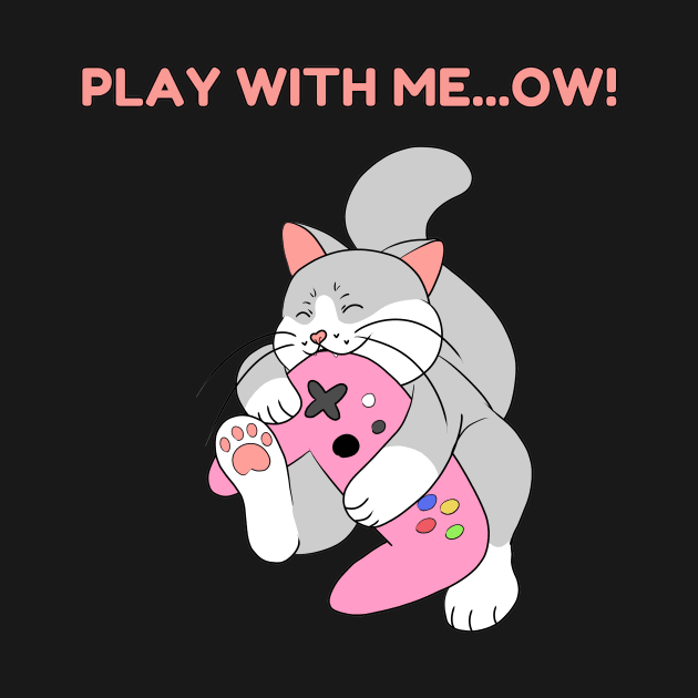 Play with me...ow! Pink by HugSomeNettles