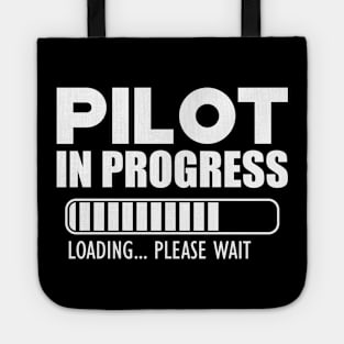 Pilot in progress loading w Tote