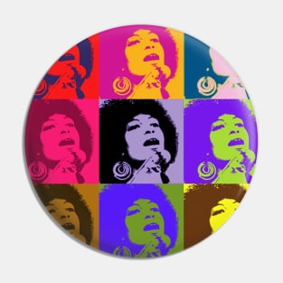 Angela Davis - Superstar Swirl Pin