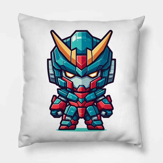 Chibi anime mecha robot Pillow by Mechanime World