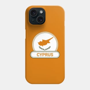 Cyprus Country Badge - Cyprus Flag Phone Case
