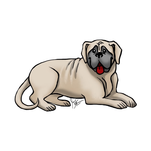 Dog - Bull Mastiff - FAwn by Jen's Dogs Custom Gifts and Designs