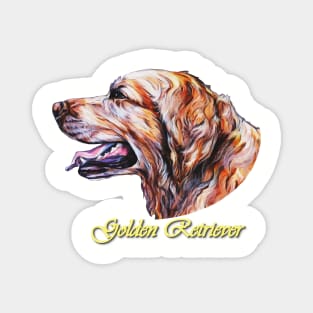 Golden Retriever Energy Magnet