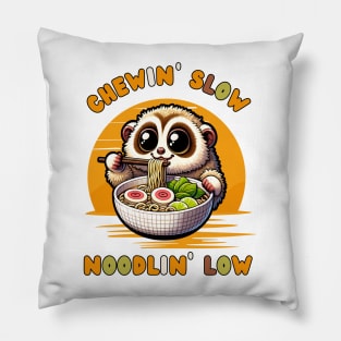 Loris Slurps: Noodlin' Low Deligh Pillow