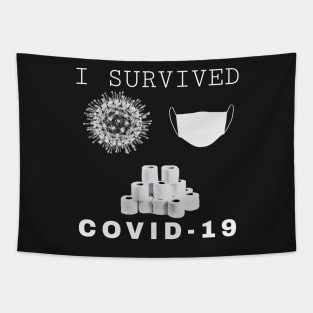 I Survived Covid-19 Tapestry