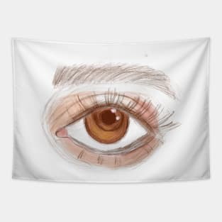 Brown eye Tapestry
