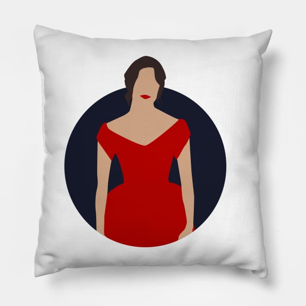 Emily Dickinson Hailee Steinfeld fan vector art Pillow by MairlaStore