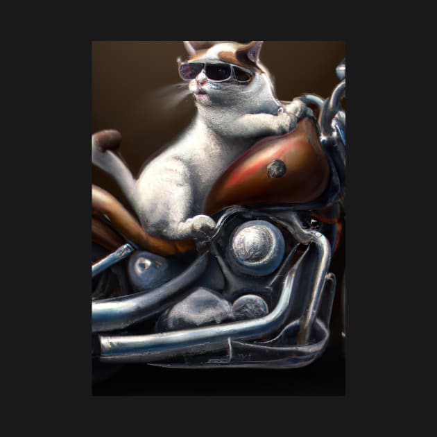 Motorcycle Cat by maxcode