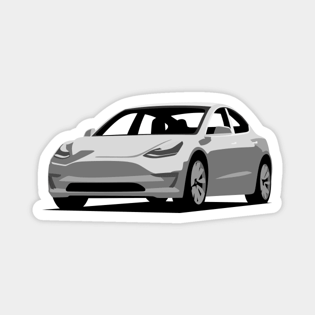 Model 3 Magnet by TheArchitectsGarage