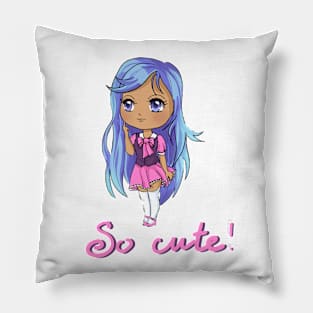 So cute chibi girl! Pillow