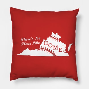 Virginia State Map Home Baseball Classic Pillow