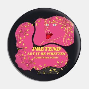 An ironic woman Pin