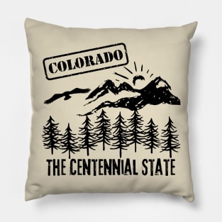 Colorado The Centennial State Pillow