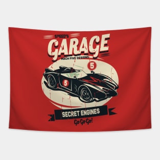 Speed's Garage Tapestry