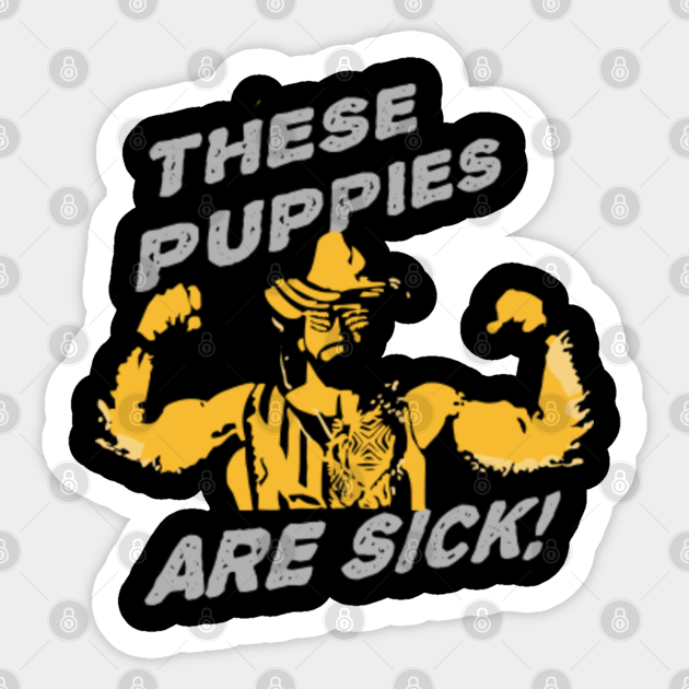 macho yellow - Macho Man - Sticker