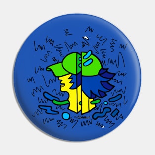 Devided Boy Pin