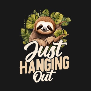 Funny Sloth Just hanging out T-Shirt