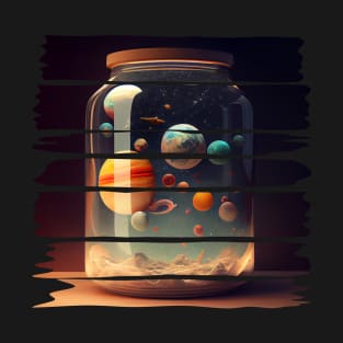 Solar System inside a Jar T-Shirt