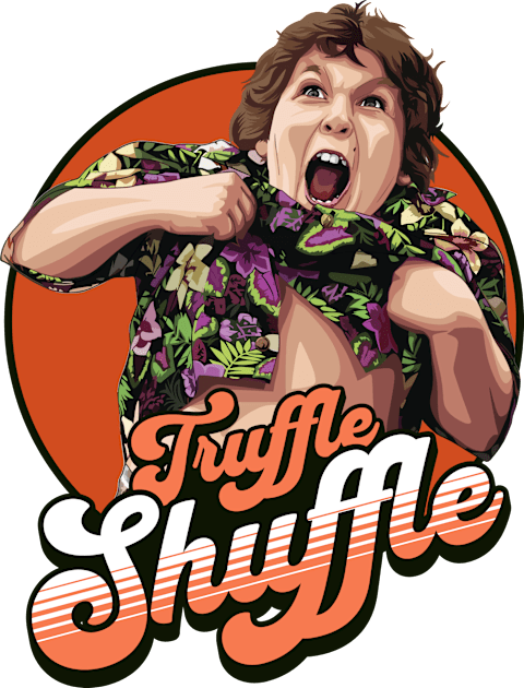 Truffle Shuffle Kids T-Shirt by Three Meat Curry