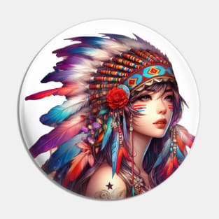 Native American Beauty, Feather And Iron | Catsie Cat Pin