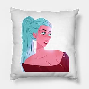 Girl Portrait Pillow