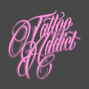 Tattoo Addict Pink T-Shirt