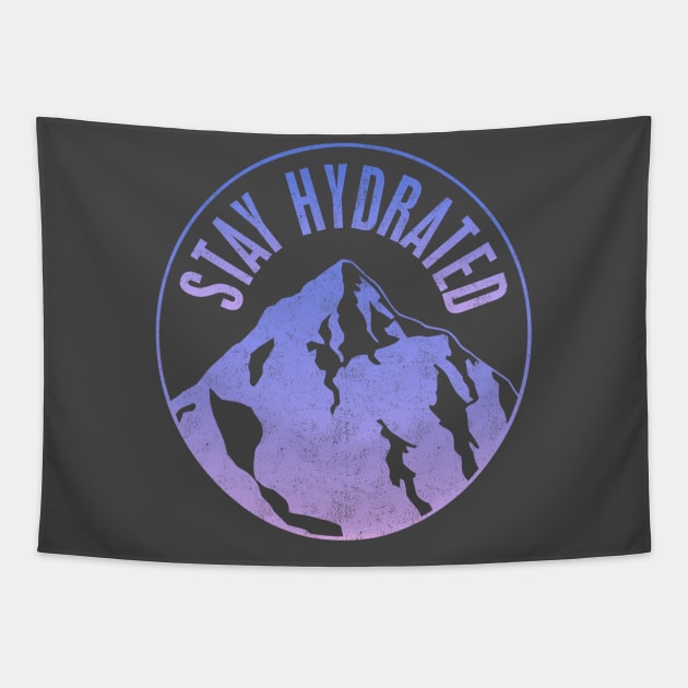 Stay Hydrated Tapestry by PaletteDesigns