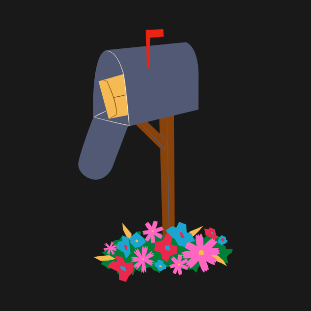 Mailbox and Flowers by Kyarwon