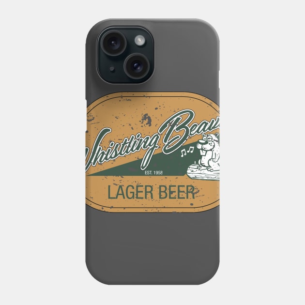Whistling Beaver Lager Beer Phone Case by rjzinger
